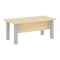 Стол руководителя прямой (опоры серые) Yalta LT.D-18.1 акация лорка